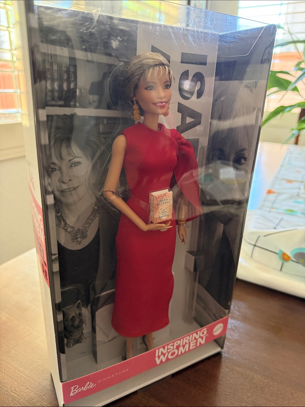 Barbie Signature Inspiring Women Isabel Allende doll new in box with puppy